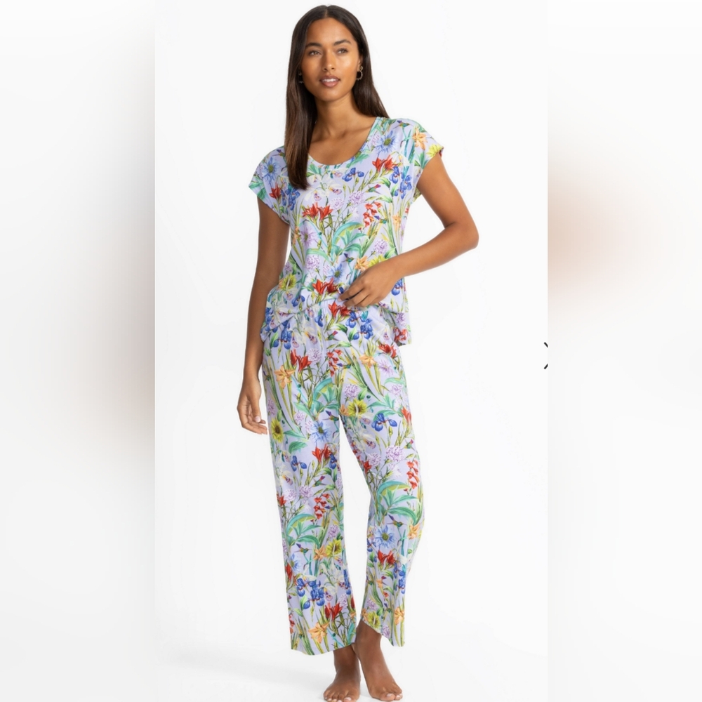 Johnny Was PJ Crop Set - M